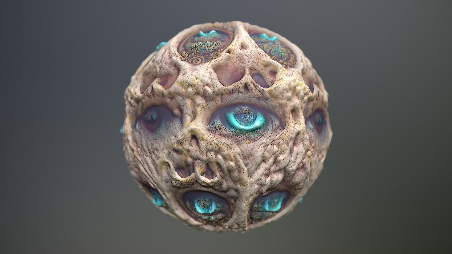 Material Skin Monster 12 Seamless PBR Texture Texture_14