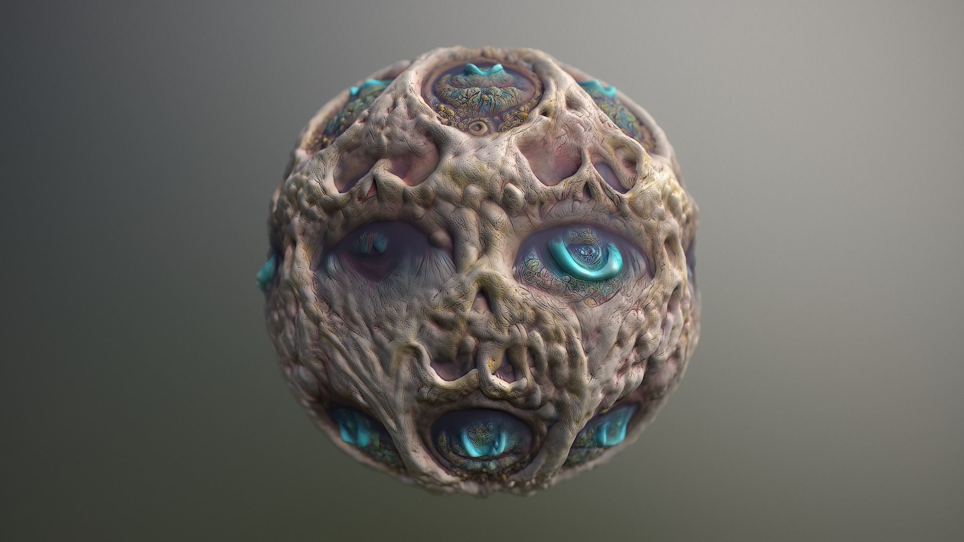 Material Skin Monster 12 Seamless PBR Texture Texture_15