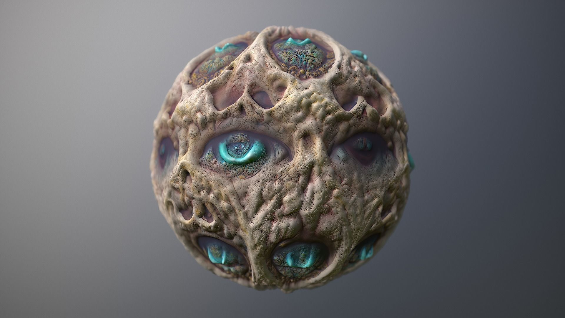 Material Skin Monster 12 Seamless PBR Texture Texture_8