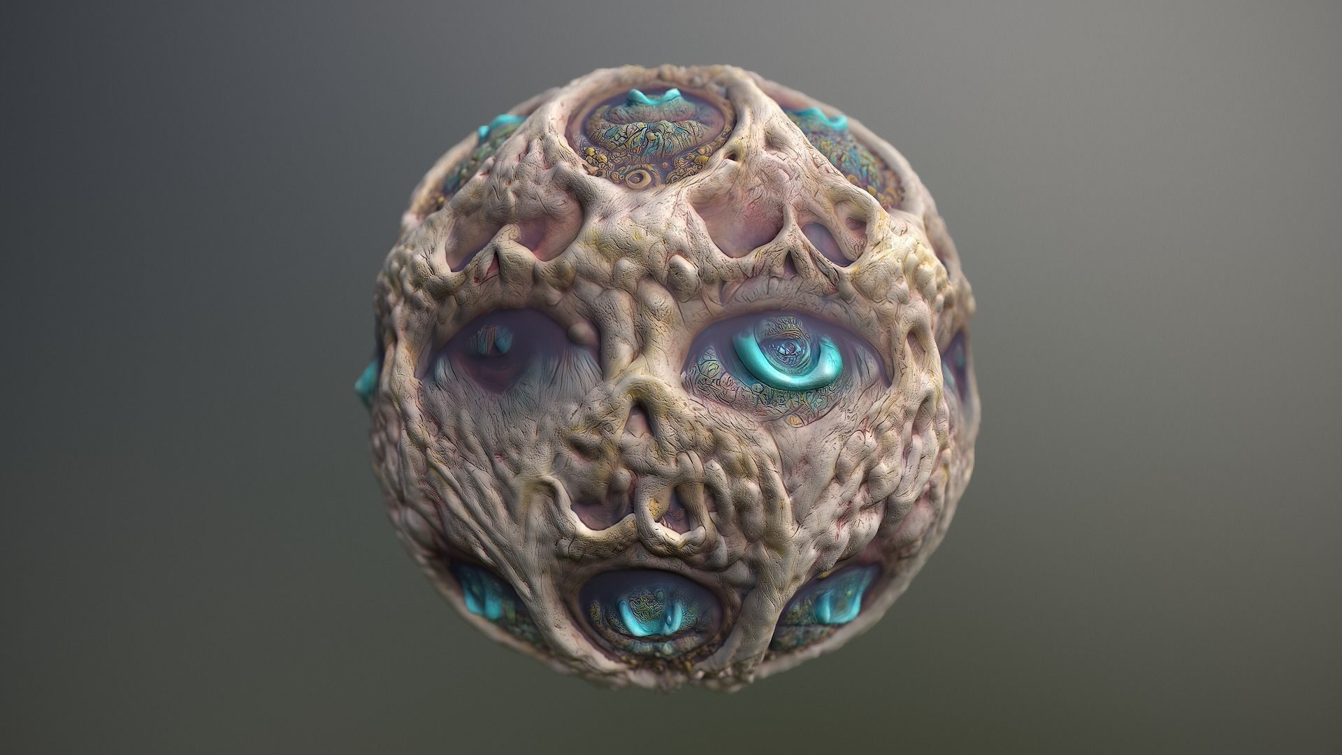 Material Skin Monster 12 Seamless PBR Texture Texture_13