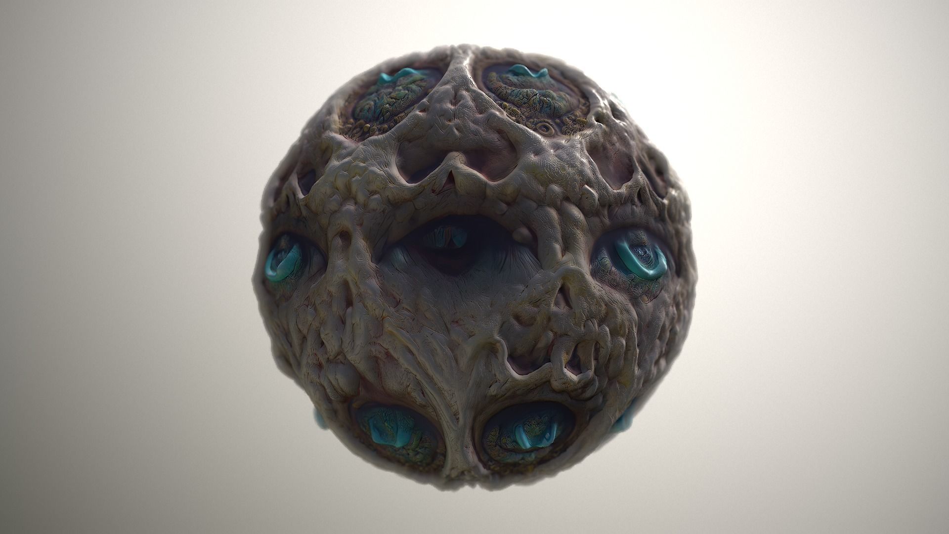 Material Skin Monster 12 Seamless PBR Texture Texture_19