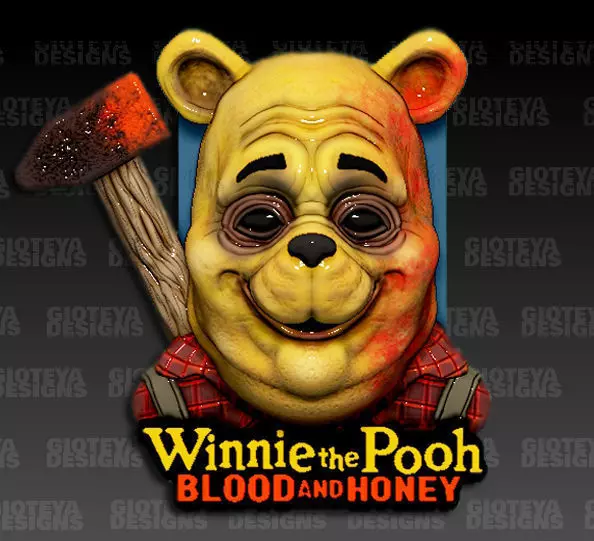 Winnie The Pooh Blood and Honey 3D model_0