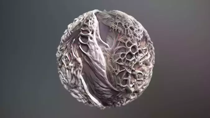 Material Skin Monster 11 Seamless PBR Texture Texture