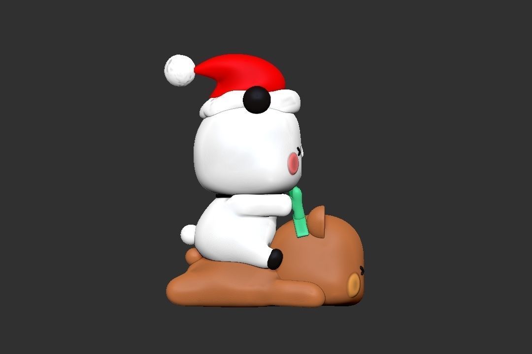 BUBU AND DUDU CHRISTMAS 3D print model_4