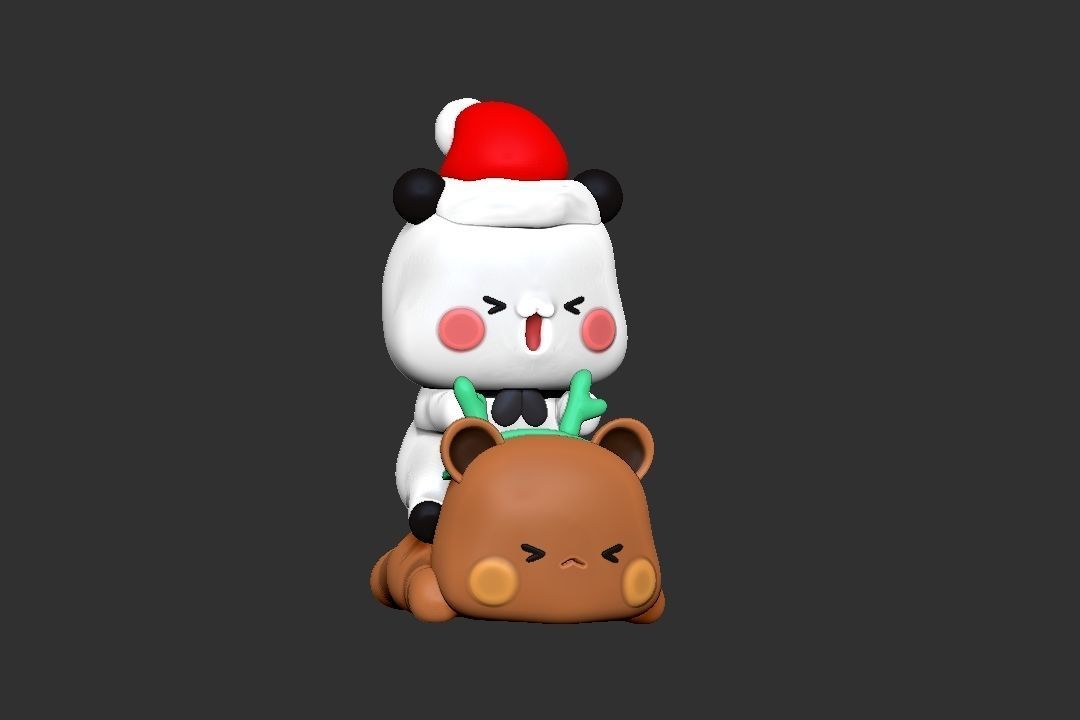 BUBU AND DUDU CHRISTMAS 3D print model_3