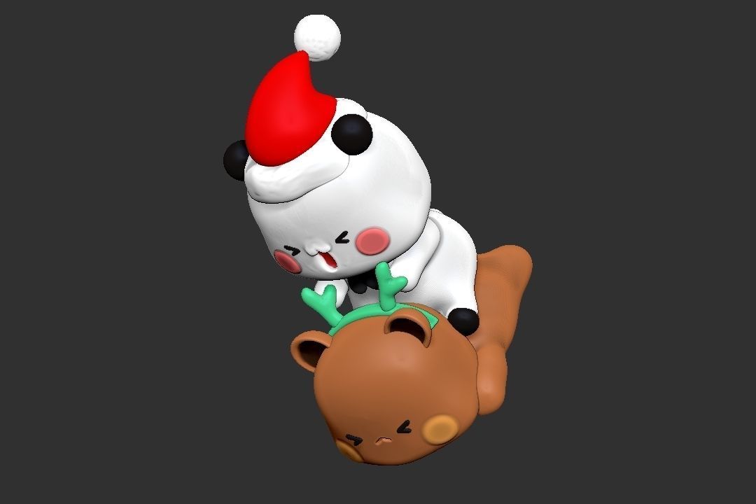 BUBU AND DUDU CHRISTMAS 3D print model_8