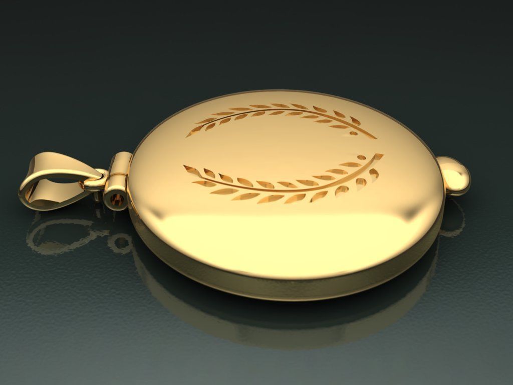Pendant Hours 3D print model_4