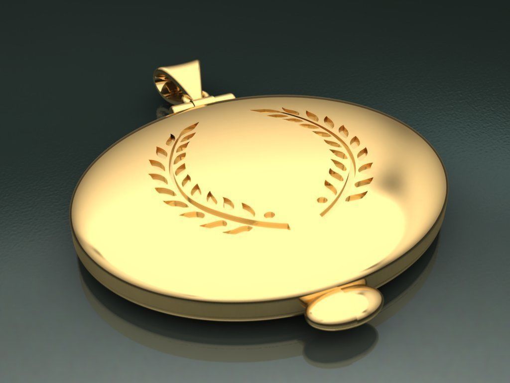 Pendant Hours 3D print model_3