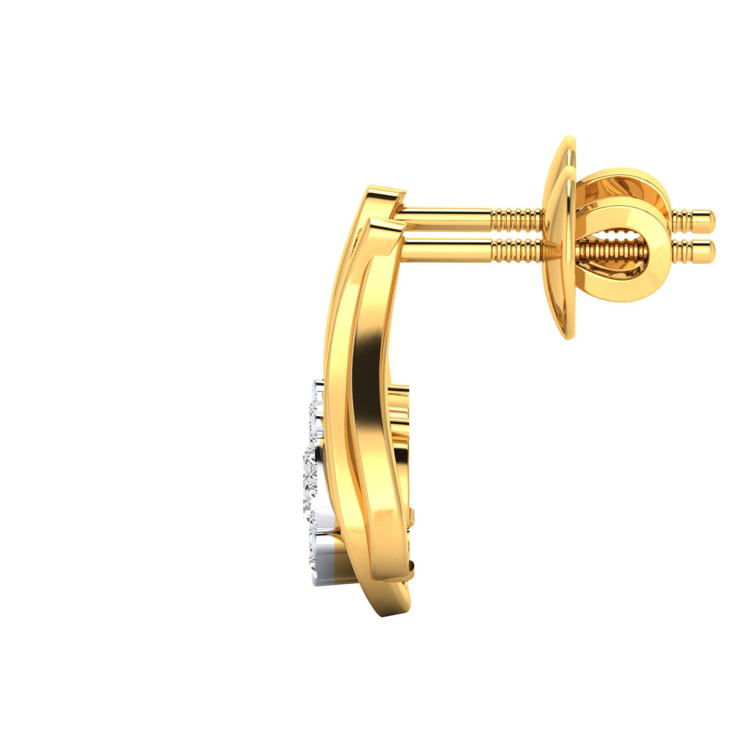 Women Earrings 3D print model_8