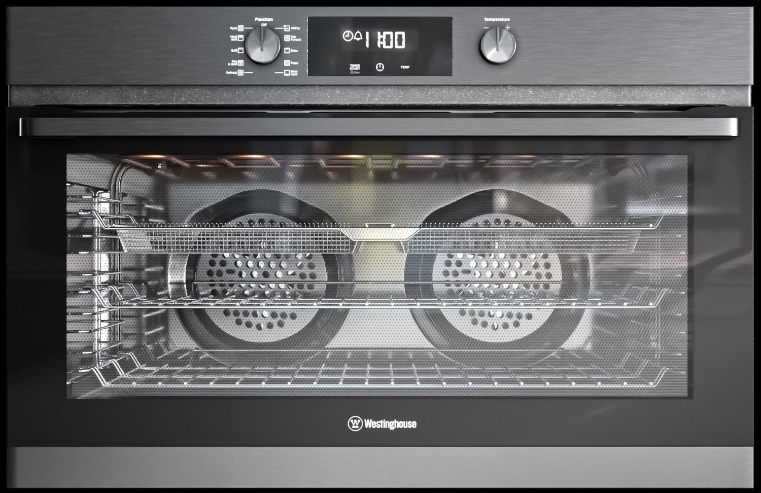 Westinghouse oven set 3D model CGTrader