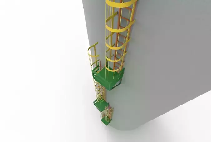 tower ladder 3D model