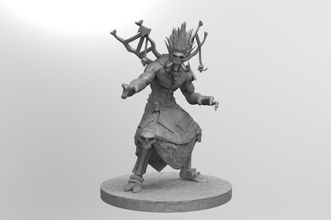 Bwonsamdi 3D Print miniature of demon 3D print model