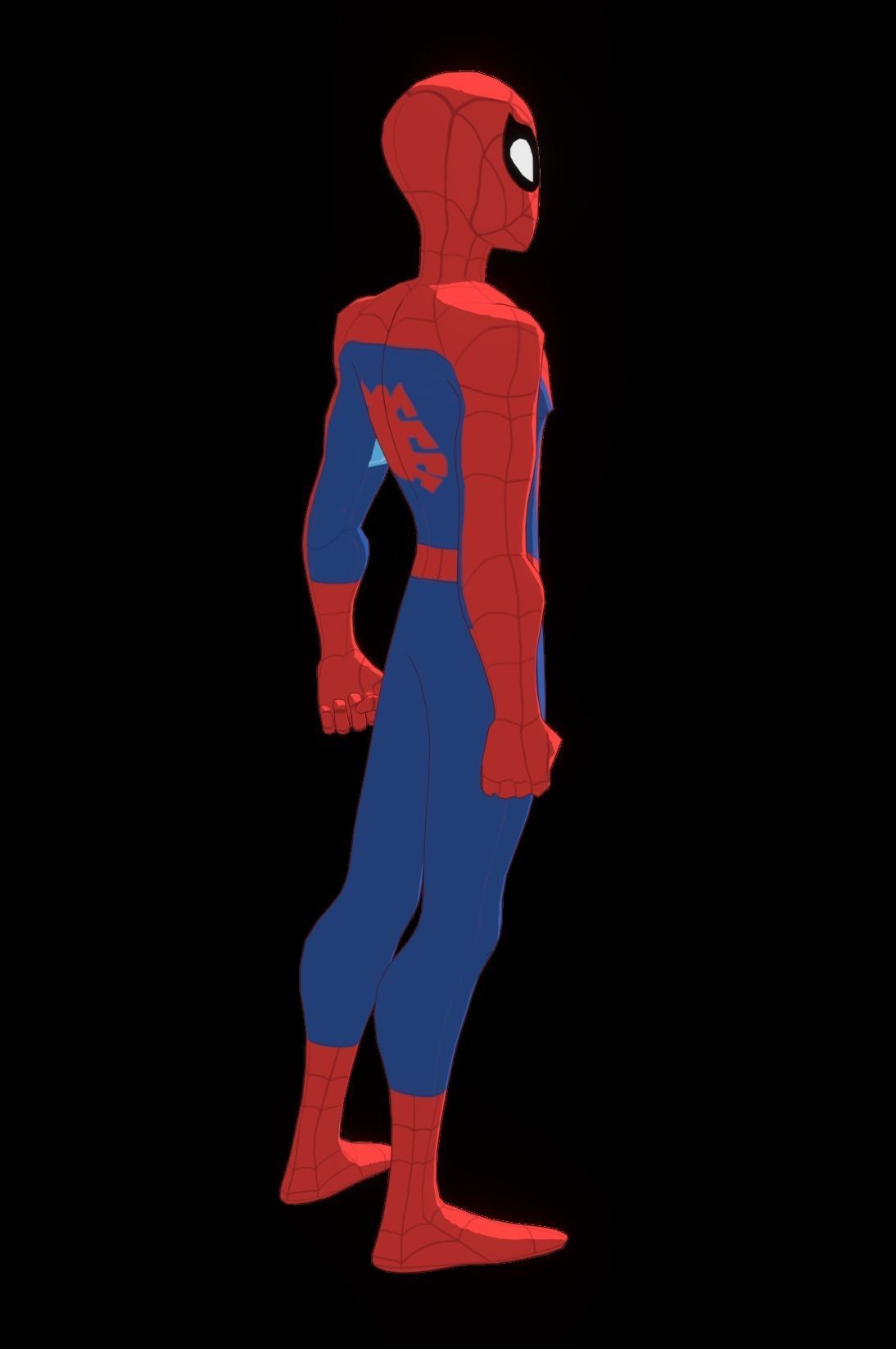 Spectacular Spider Man Low-poly 3D model_20