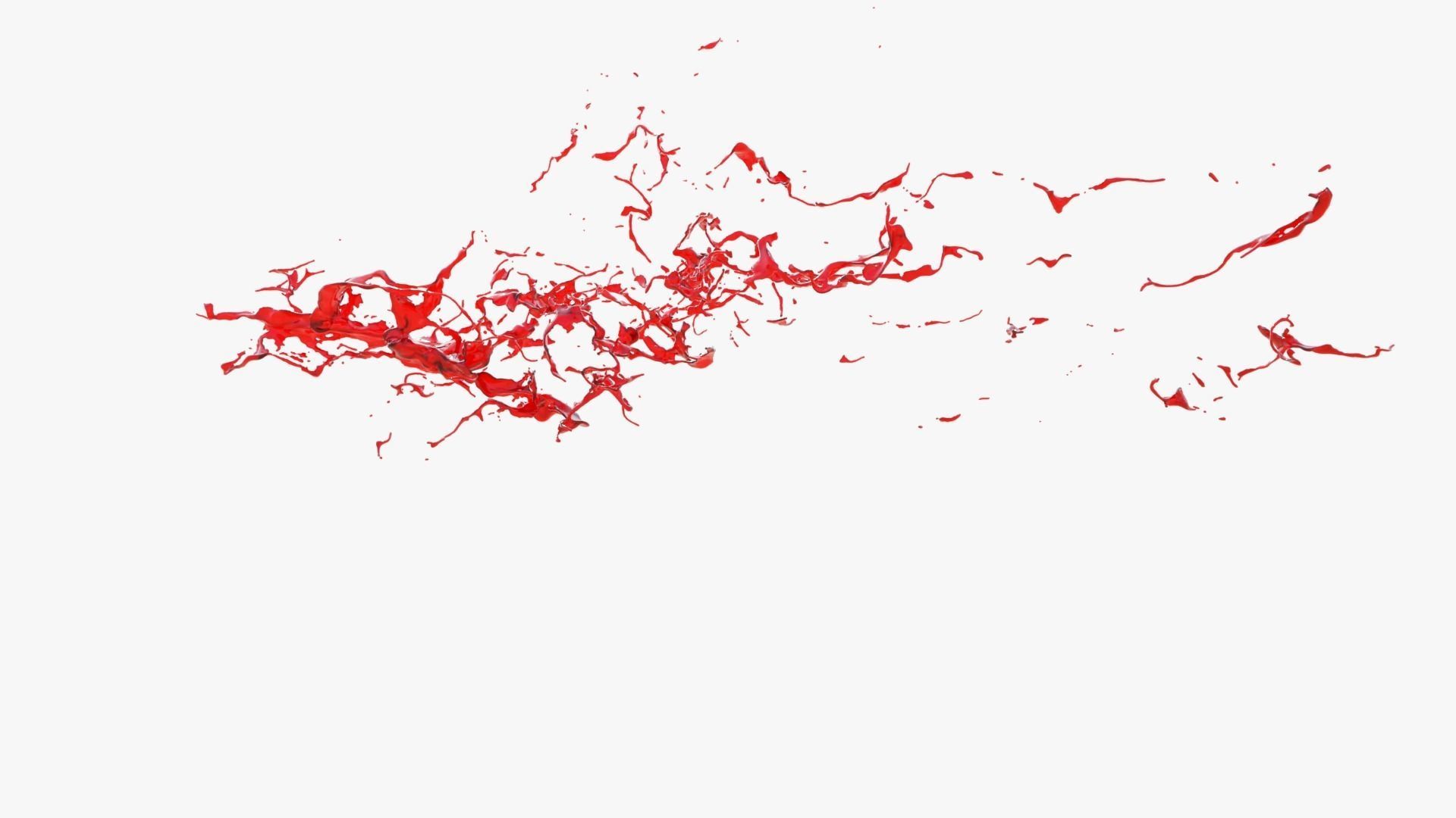 Animated Blood Splash 17 3D model_8