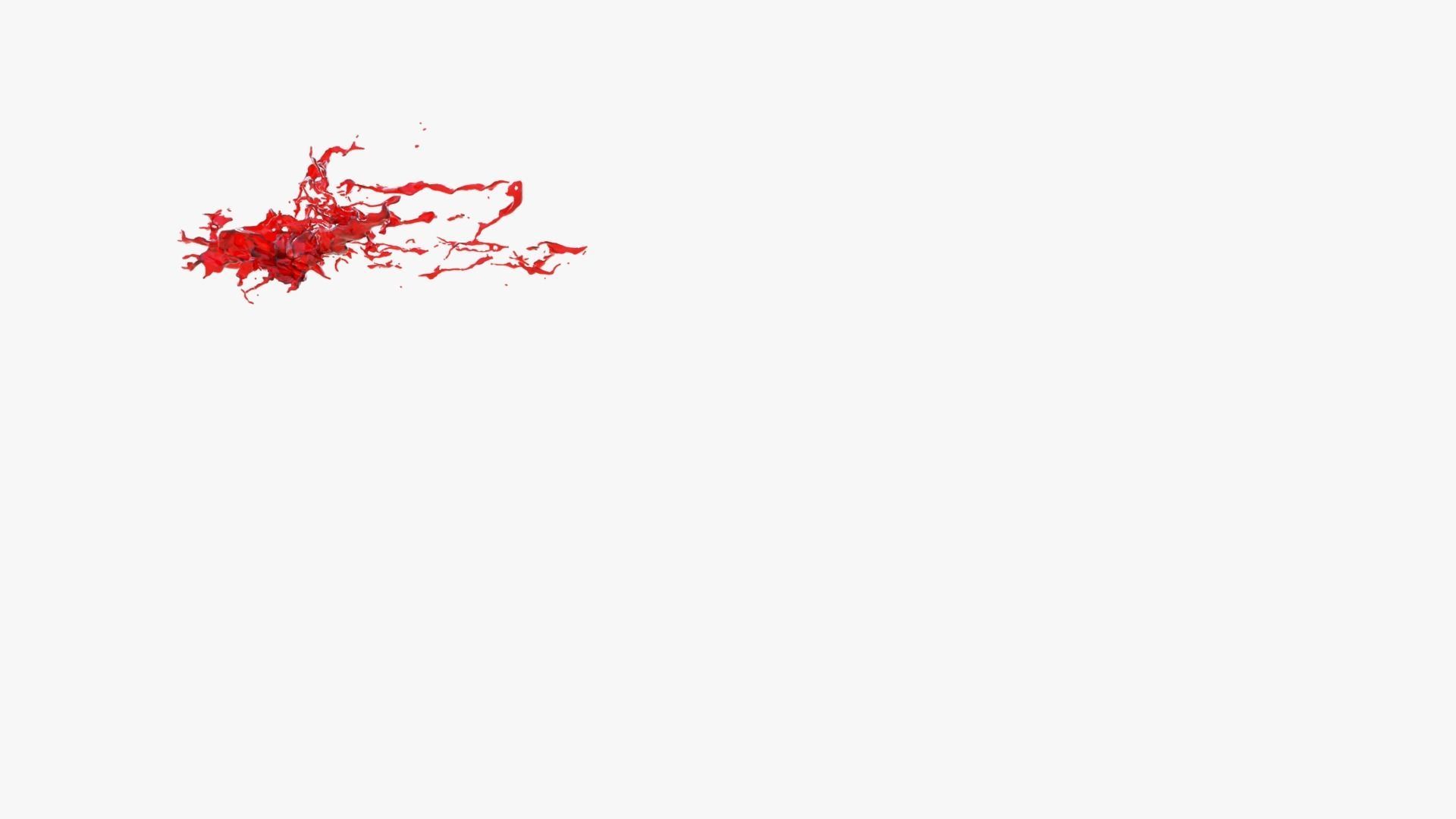 Animated Blood Splash 17 3D model_6