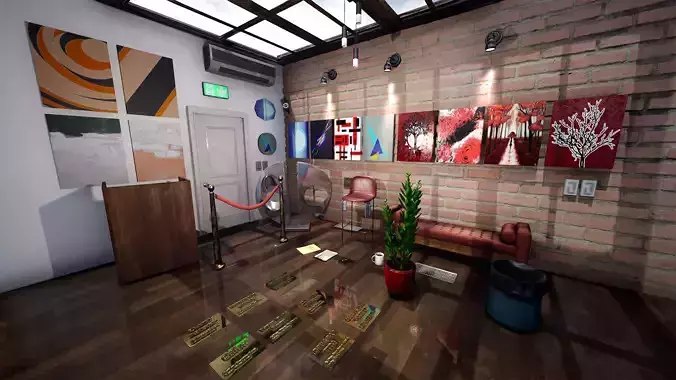 Art Gallery  Prop Package