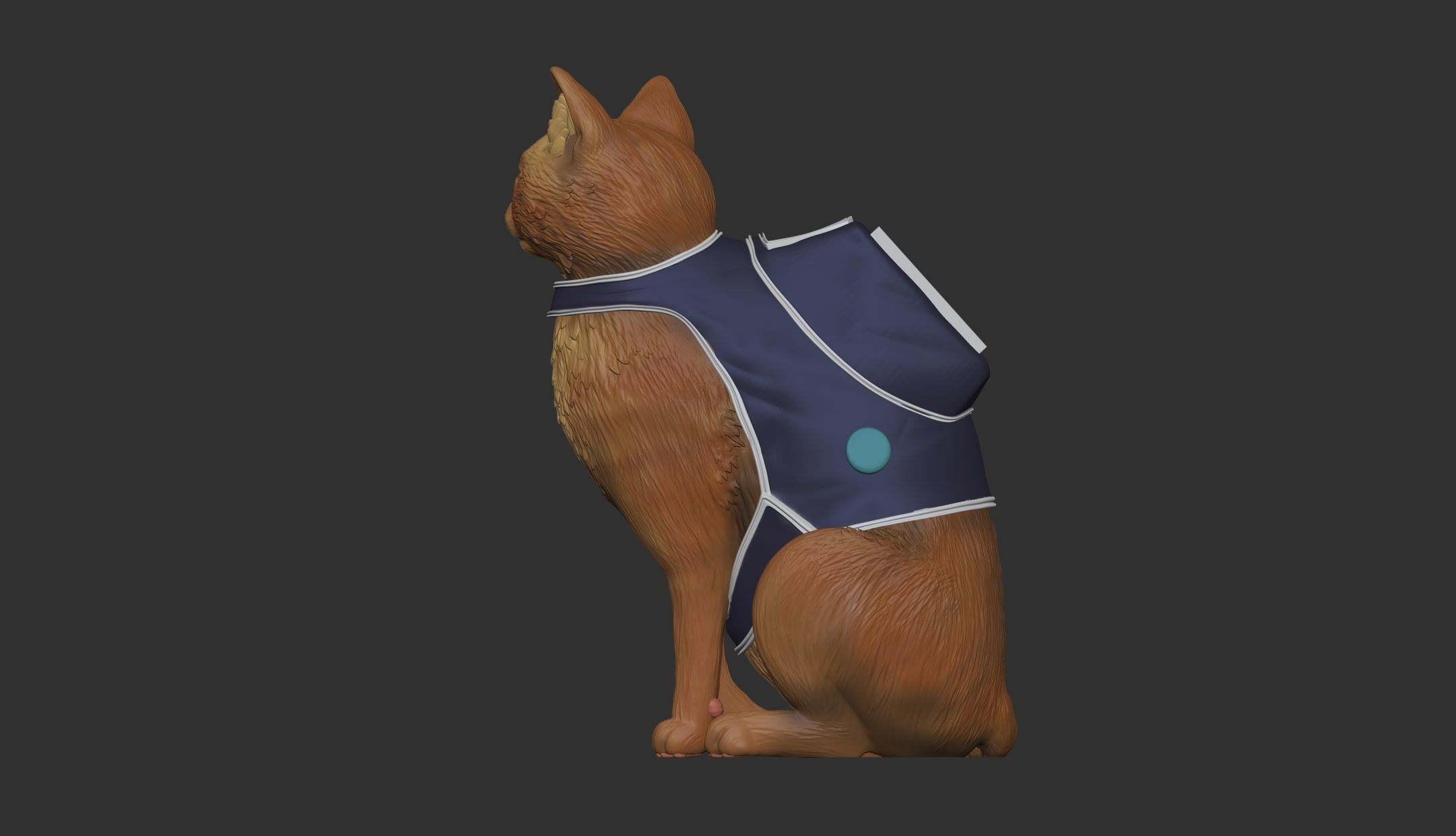 Gato Stray 3D print model_4