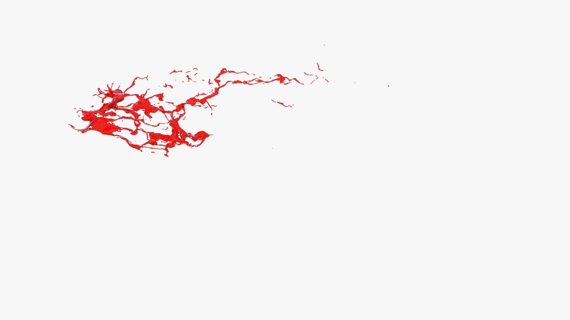 Animated Blood Splash 16 3D model_8