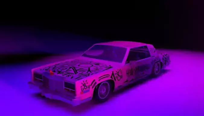7 Rings Car - Sweetener World Tour Ariana Grande  3D model