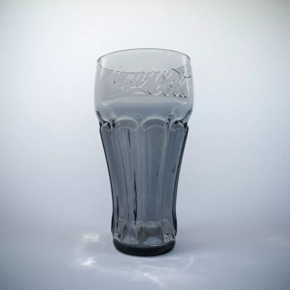 Coca Cola Glass Free 3D model_0