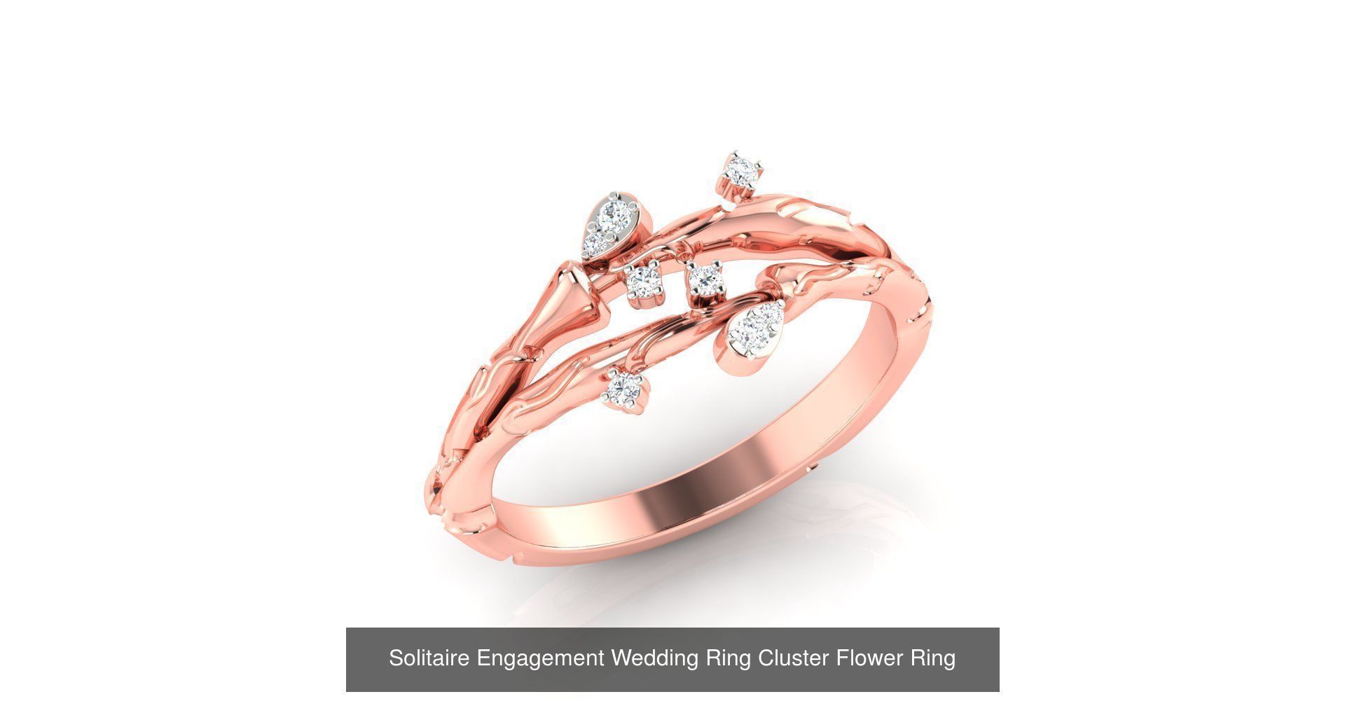 72 Solitaire Engagement Wedding Women Flower Rings Collection _78