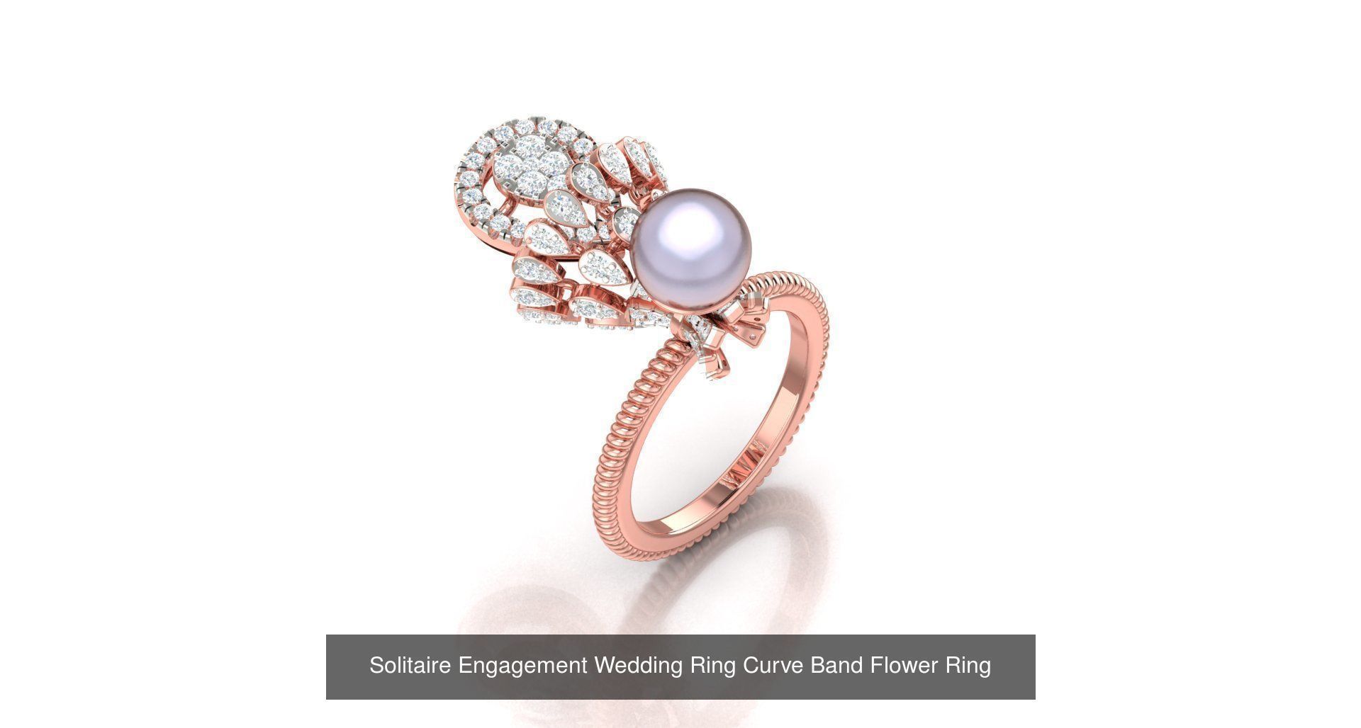 72 Solitaire Engagement Wedding Women Flower Rings Collection _69