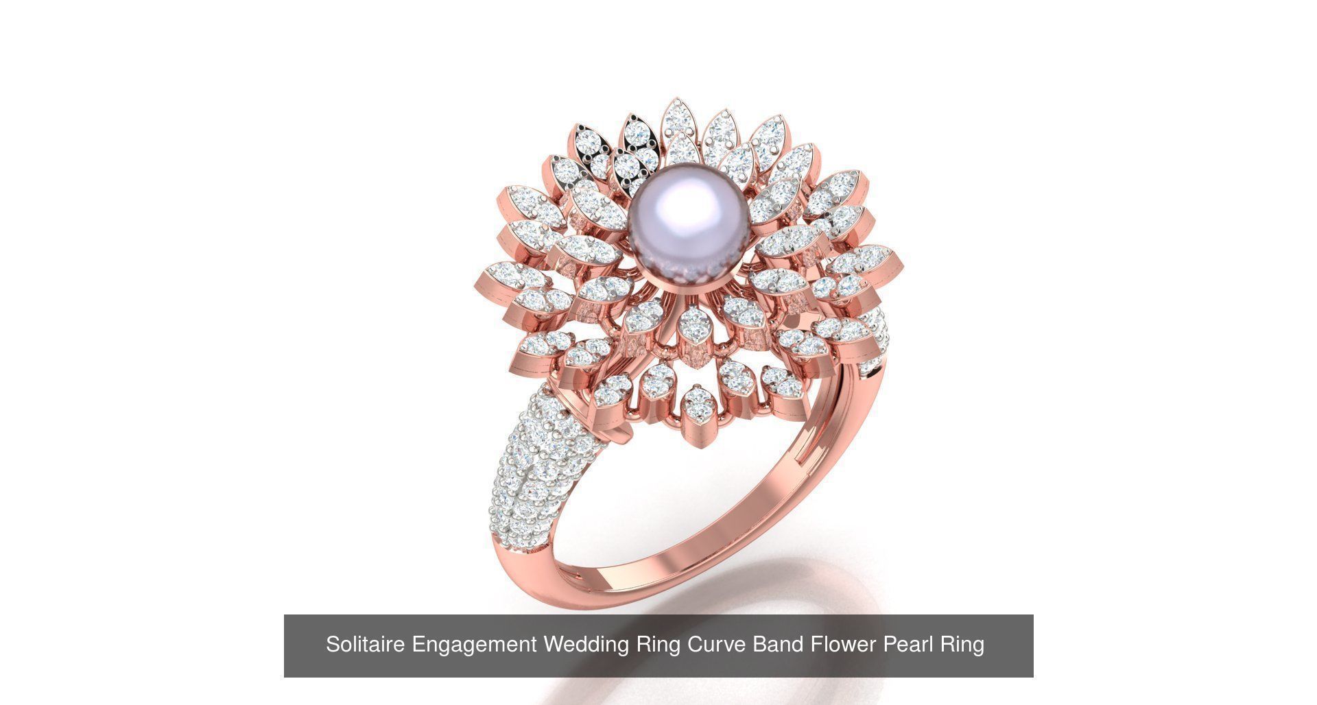 72 Solitaire Engagement Wedding Women Flower Rings Collection _66