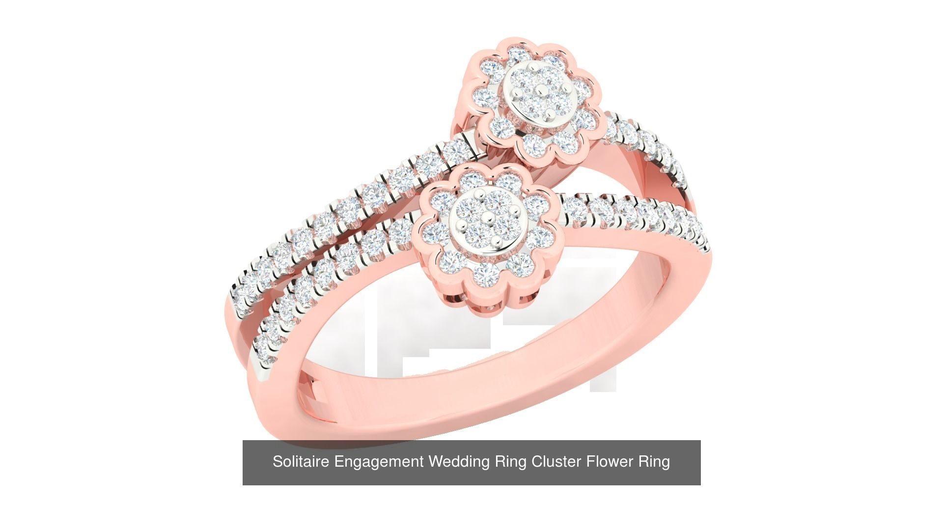 72 Solitaire Engagement Wedding Women Flower Rings Collection _34