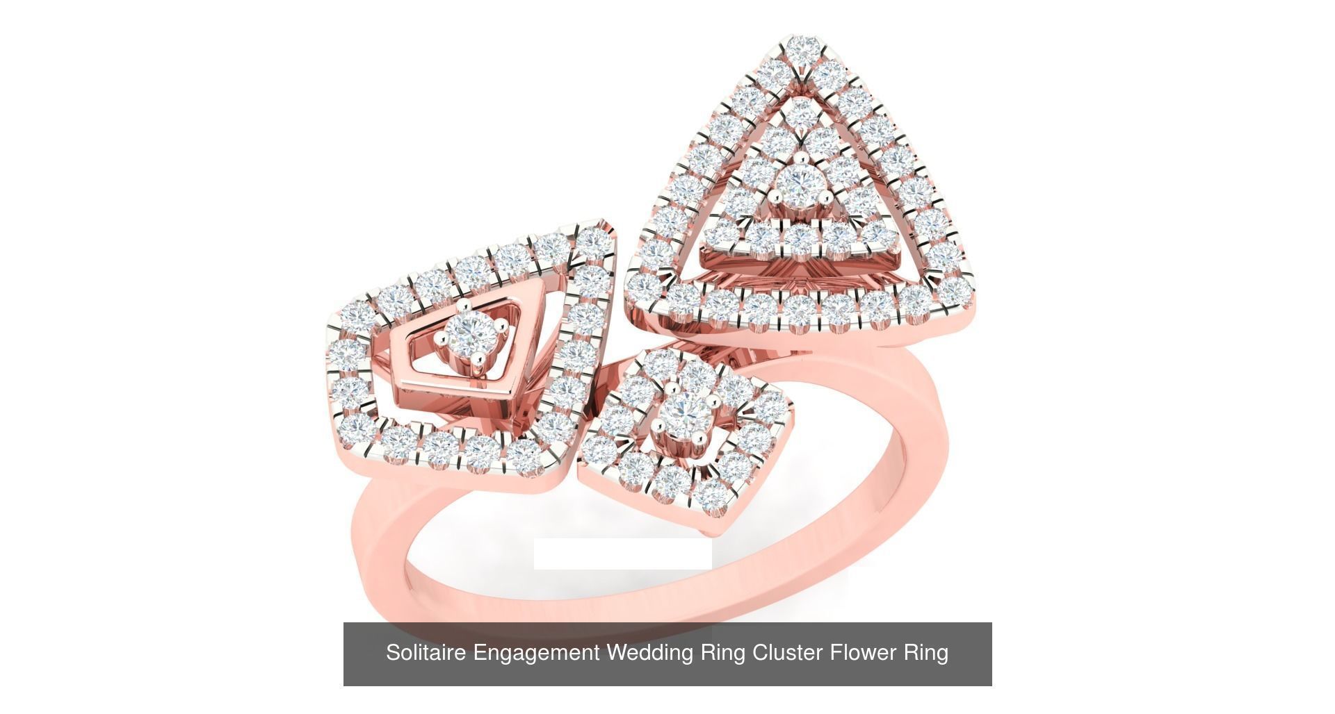 72 Solitaire Engagement Wedding Women Flower Rings Collection _38