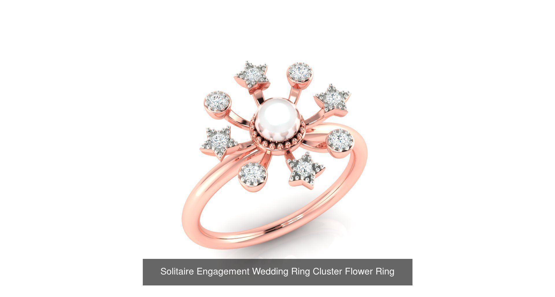 72 Solitaire Engagement Wedding Women Flower Rings Collection _82