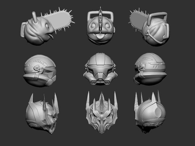 Tree Ornaments  Star Wars and more Pack 3d digital download 3D print model