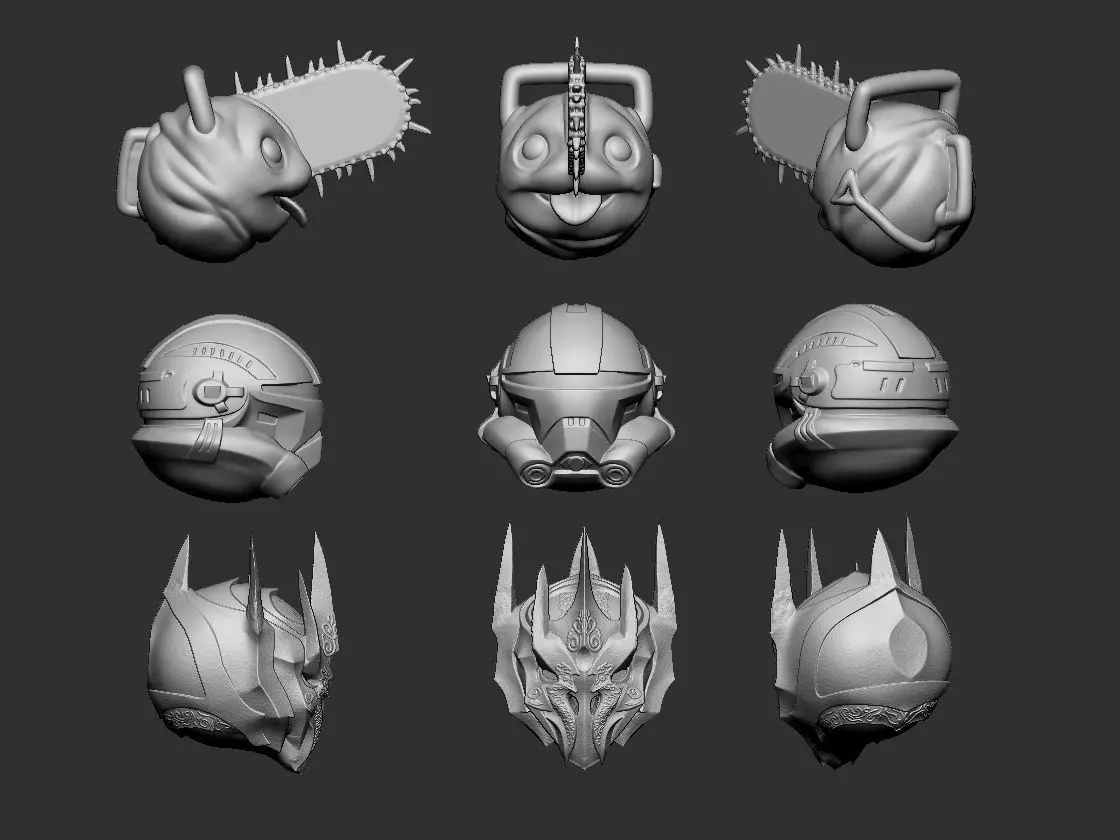 Tree Ornaments  Star Wars and more Pack 3d digital download 3D print model_0