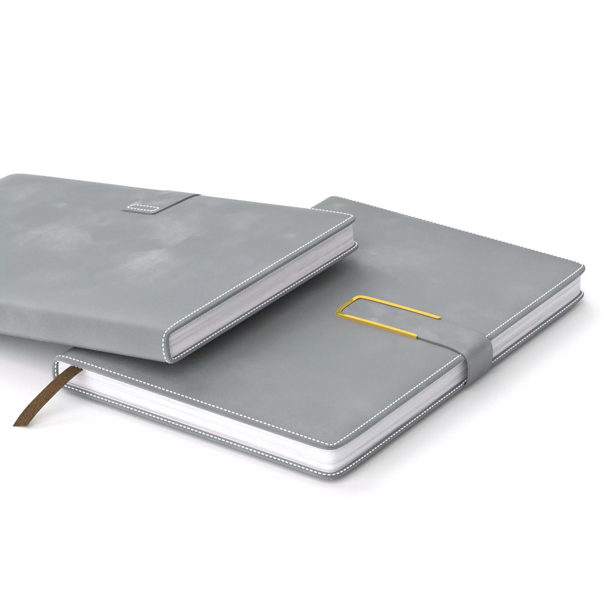 Notepad leather notebook 3D model