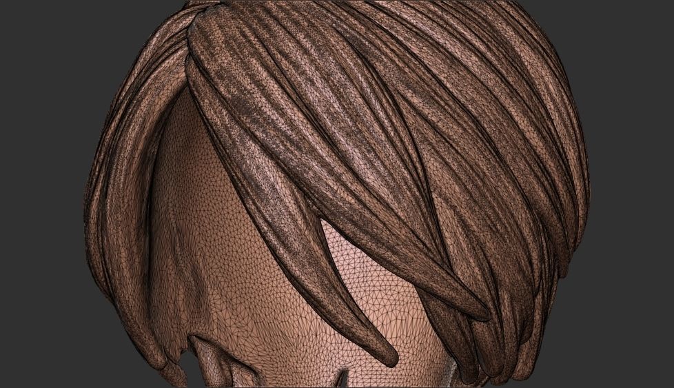 hair 37 3D print model_14