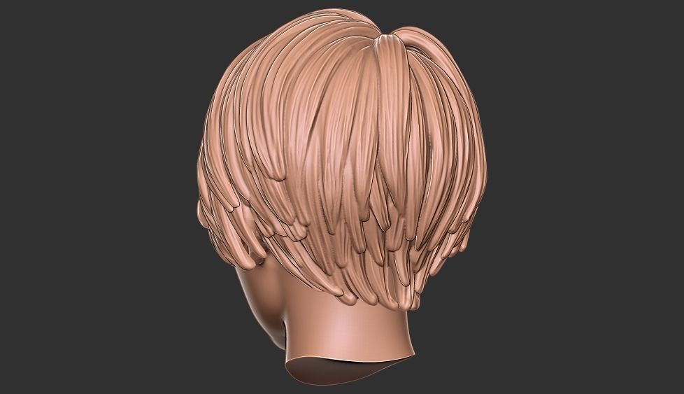 hair 37 3D print model_6