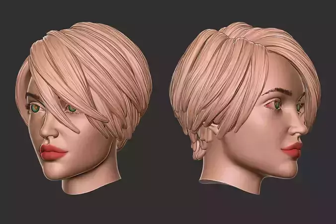 hair 37 3D print model