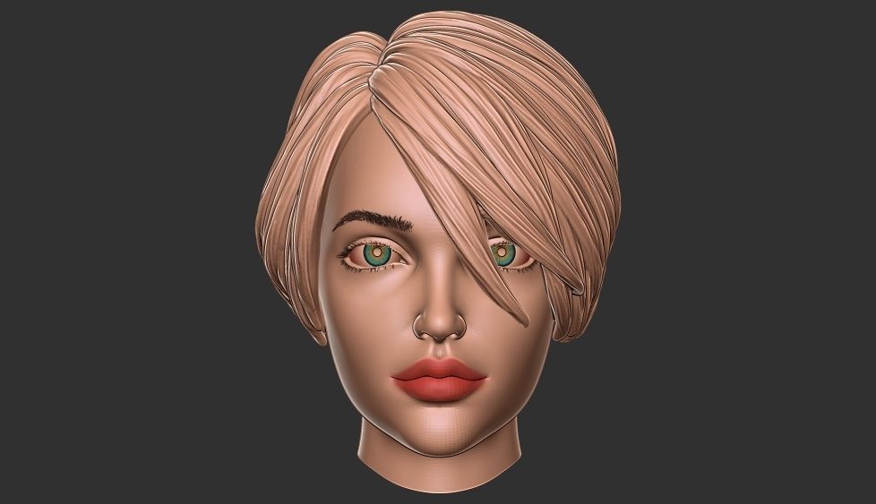 hair 37 3D print model_1