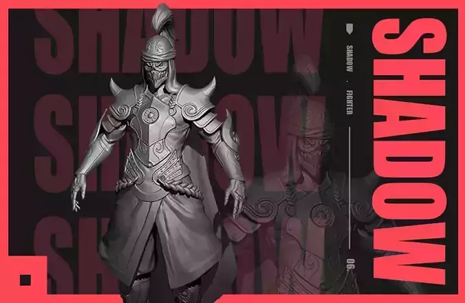 shadow fighter 3D model