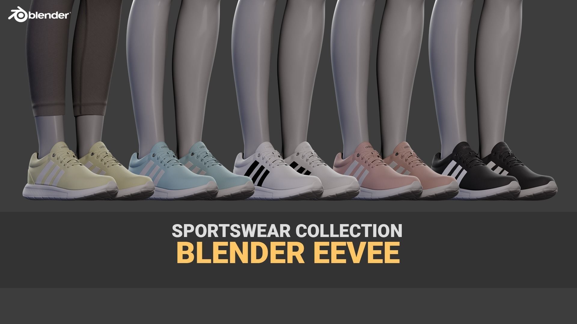 JOY - Rigged Sportswear Collection 3D model_3