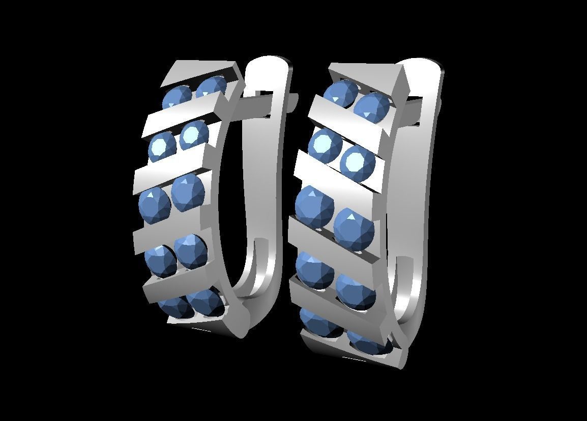 Women Earrings jcd Jewelcad Detail Bulk Collection 3dm Earring 3D print model_13