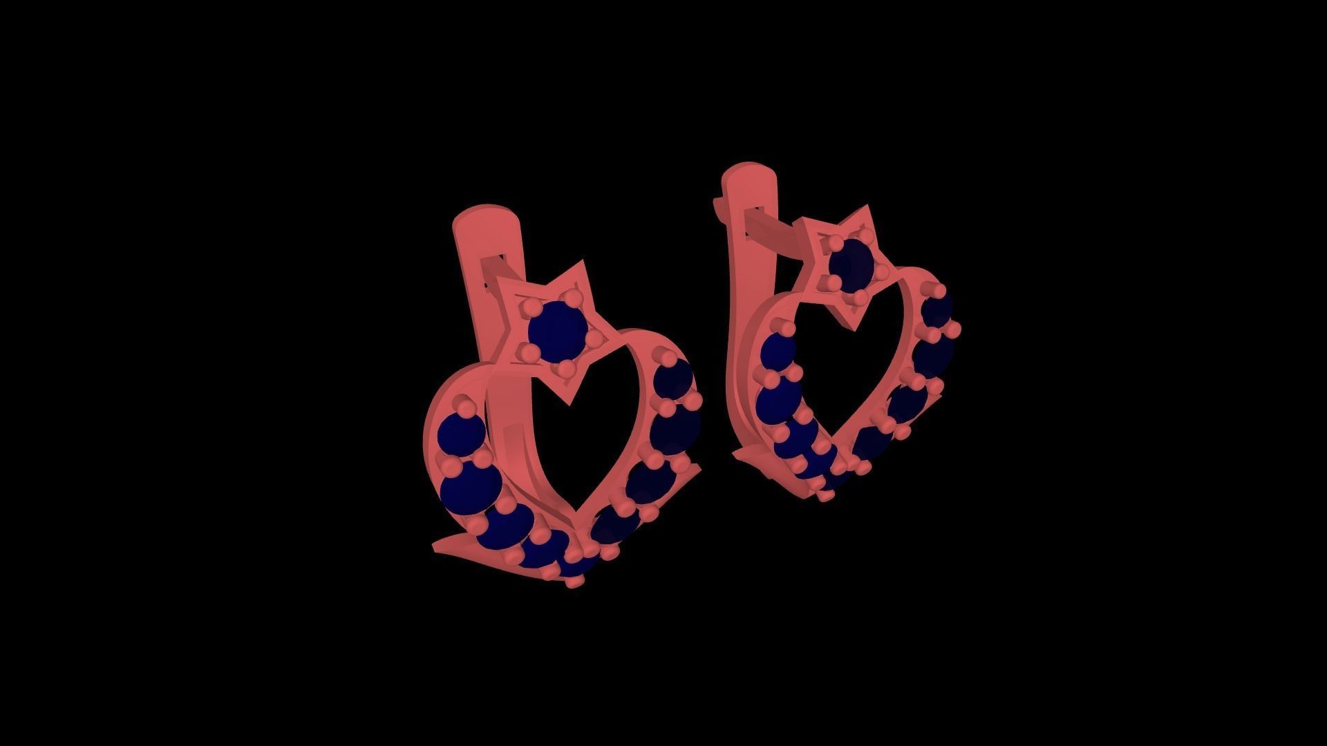 Women Earrings jcd Jewelcad Detail Bulk Collection 3dm Earring 3D print model_3