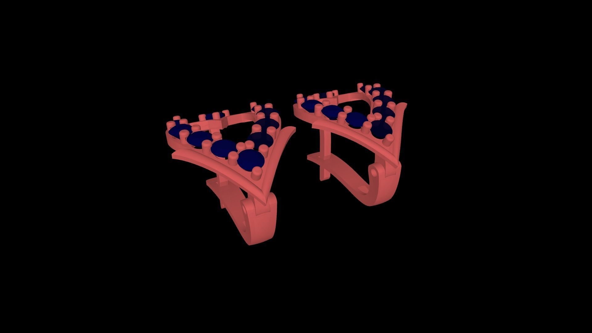 Women Earrings jcd Jewelcad Detail Bulk Collection 3dm Earring 3D print model_2