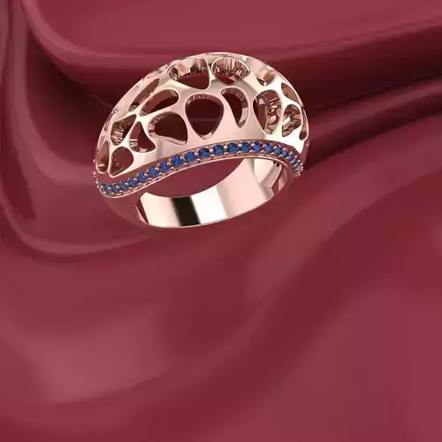 a beautiful  multiple diamond ring