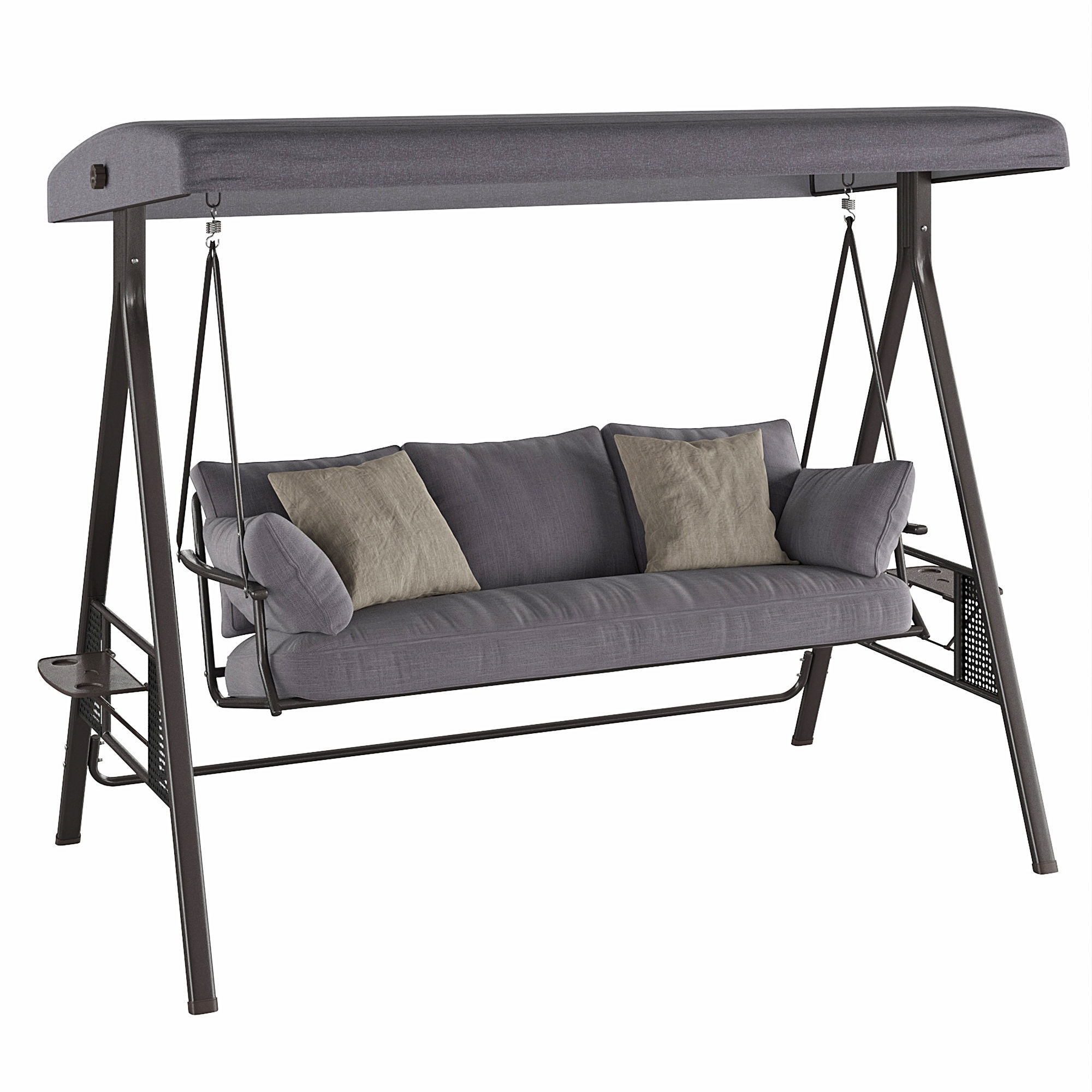 Outsunny 3 Seater Garden Swing Chair 3D model CGTrader