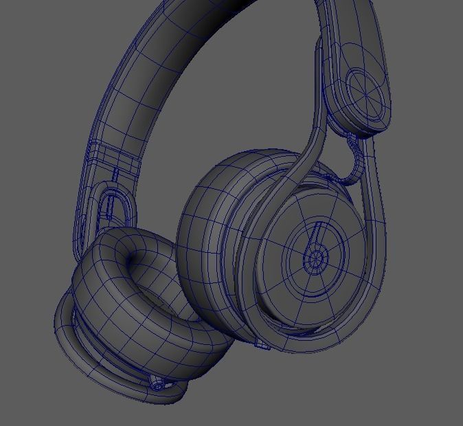 Beats Mixr Low-poly 3D model_16