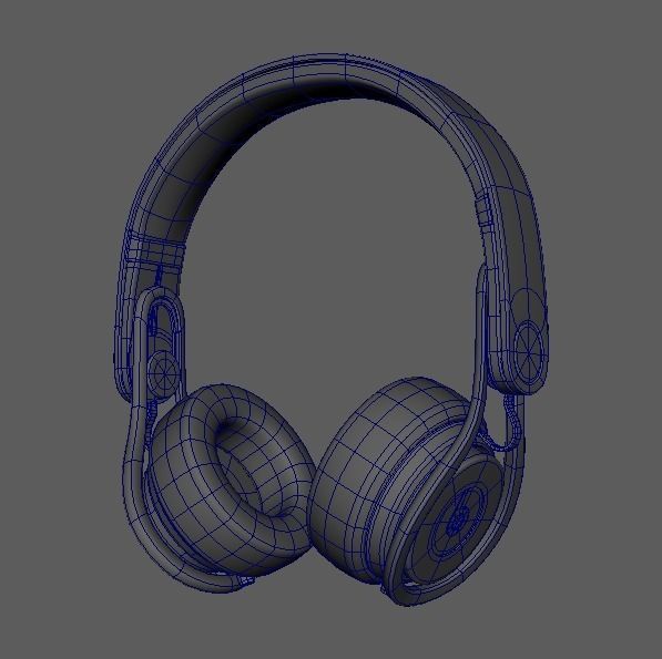 Beats Mixr Low-poly 3D model_15