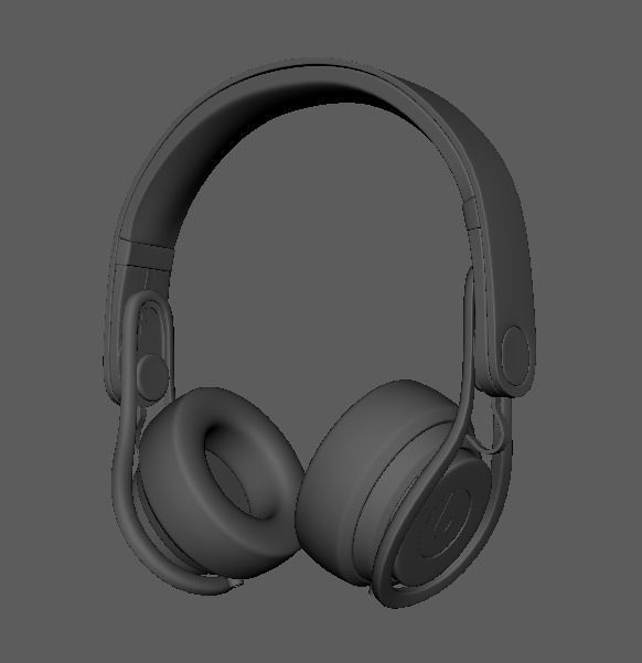 Beats Mixr Low-poly 3D model_14