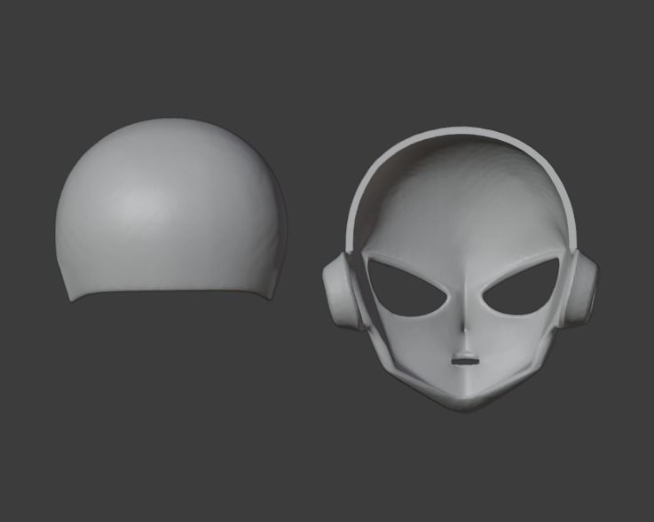 Jiren Helmet Cosplay 3D print model_6