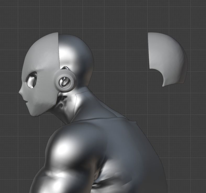 Jiren Helmet Cosplay 3D print model_15