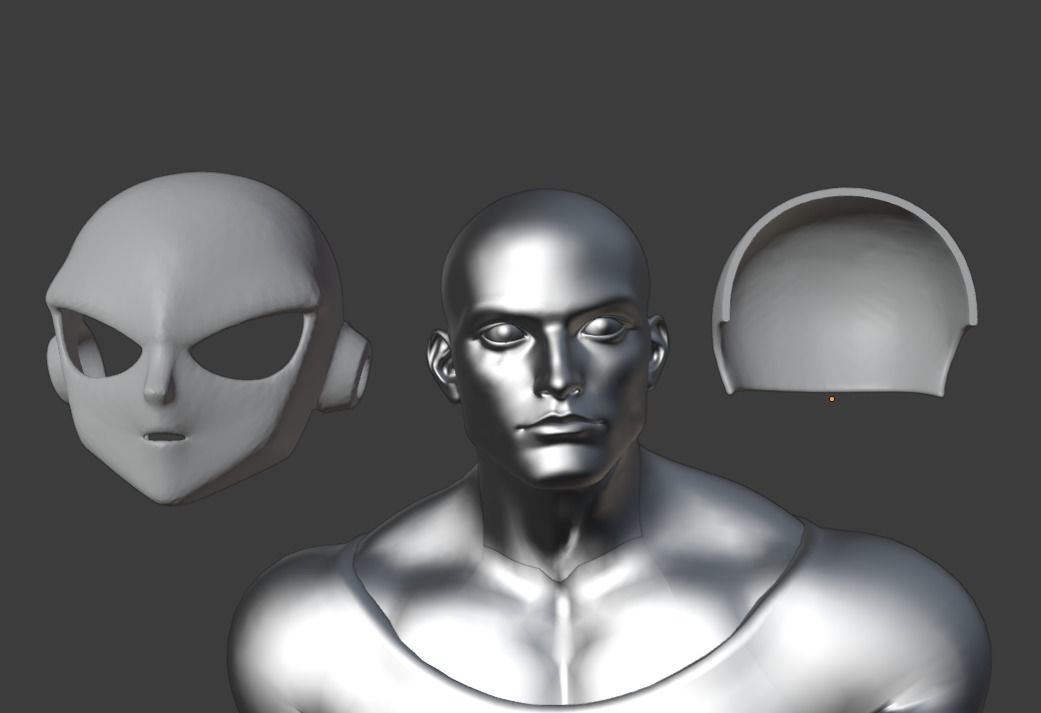 Jiren Helmet Cosplay 3D print model_7